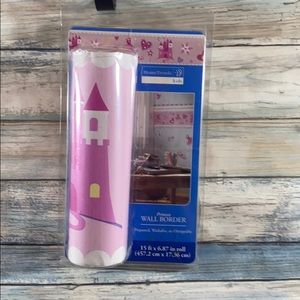 New Home Trends Kids Princess Wall Border, 15 ft x 6.87 in Roll